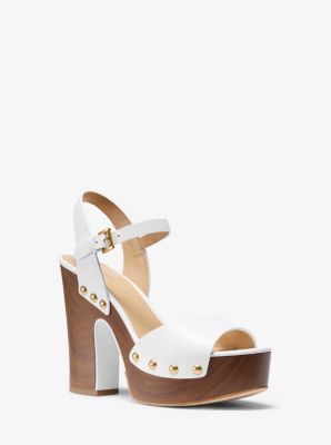 Michael kors leonor sales platform sandal