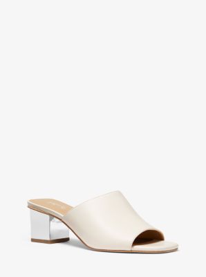 Petra Leather Mule | Michael Kors