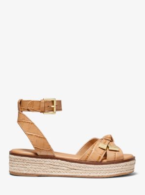 michael kors leather espadrilles