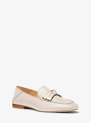 michael kors leather loafers