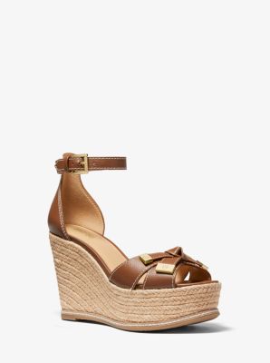 michael kors zipper wedges