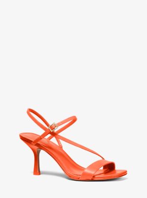 Tasha Leather Sandal Michael Kors