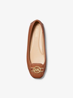 michael kors leather moccasin