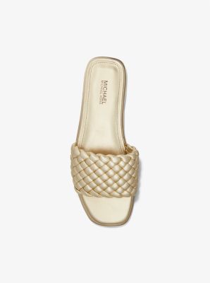 Amelia Metallic Braided Slide Sandal image number 2