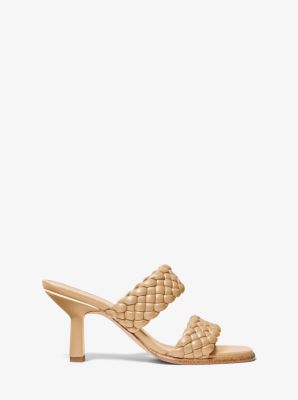 Amelia Braided Mule in CAMEL | Michael Kors