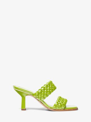 Sabot Amelia intrecciato in BRT LIMEADE | Michael Kors