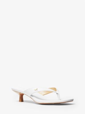 Angela Leather Sandal | Michael Kors