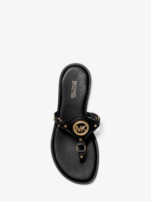 michael kors charm wedge sandals