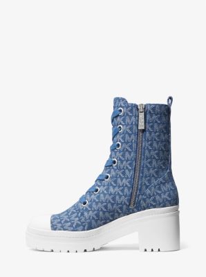 Michael kors boots blue online