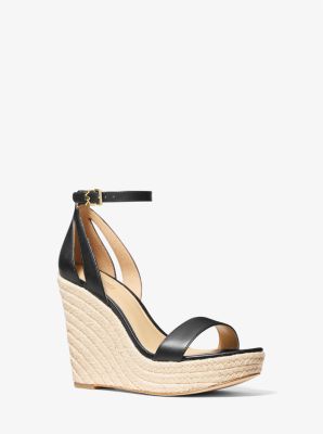 Kimberly Leather Wedge Sandal | Michael Kors