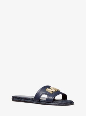 Kippy Leather Slide Sandal | Michael Kors