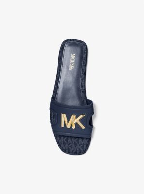 Kippy Leather Slide Sandal | Michael Kors