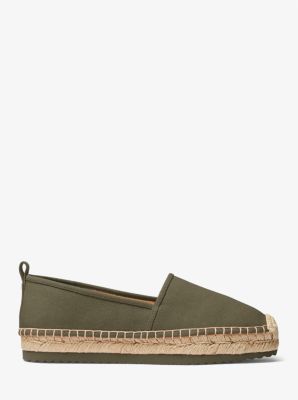 Lenny Canvas Slip-On Espadrille in OLIVE | Michael Kors