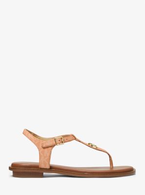 Michael kors toe loop sandals on sale