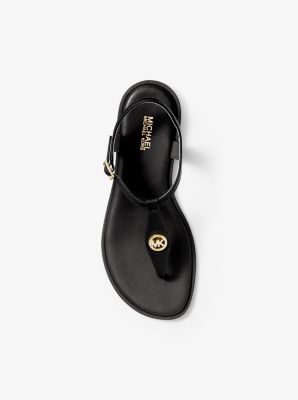 Mk on sale sandals black