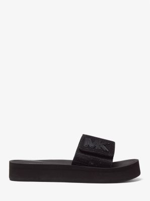 Michael kors cheap sparkle slides