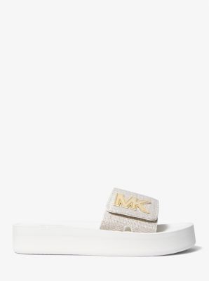 michael kors platform slides