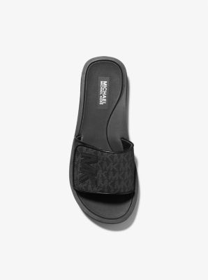 Logo Platform Slide Sandal Michael Kors Canada