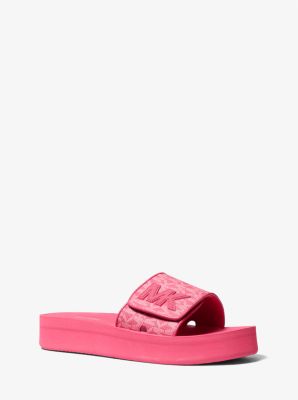 Logo Platform Slide Sandal | Michael Kors