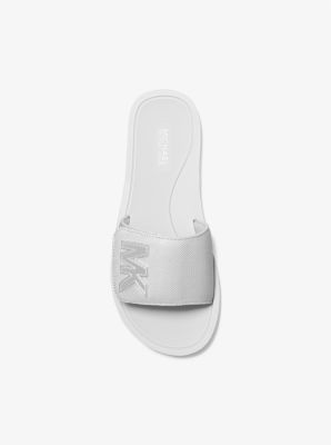 michael kors embellished slides
