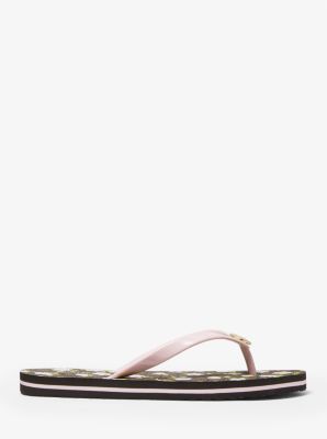 Eva Printed Logo Flip Flop Michael Kors Canada