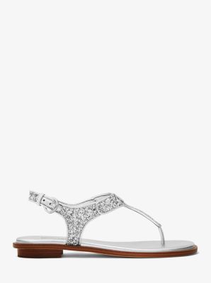 Michael kors glitter discount sandals