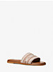 Sadler Striped Logo Jacquard Slide Sandal image number 0