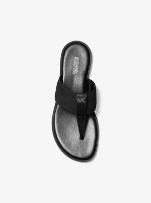 Verity Logo and Leather Sandal | Michael Kors Canada