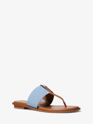 【MICHAEL Michael Kors】ベリティ Verity Logo and Leather Sandal | Michael Kors [US]