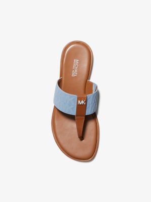 【MICHAEL Michael Kors】ベリティ Verity Logo and Leather Sandal | Michael Kors [US]