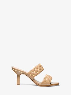 Sandalia acolchada Amelia in CAMEL | Michael Kors