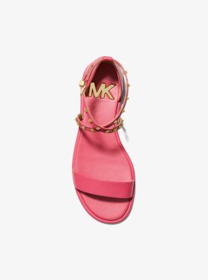 Astrid Studded Leather Flat Sandal | Michael Kors [US]