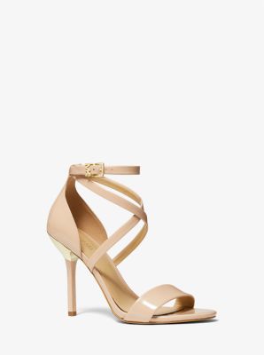 Michael kors patent hot sale leather sandals