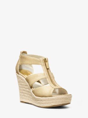 Michael kors damita wedge on sale luggage