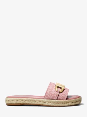 Izzy Embellished Logo Slide Sandal