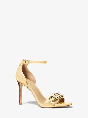 Michael michael kors tyra best sale logo scuba slide sandal