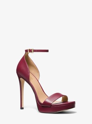 Michael kors jodi on sale leather platform sandal