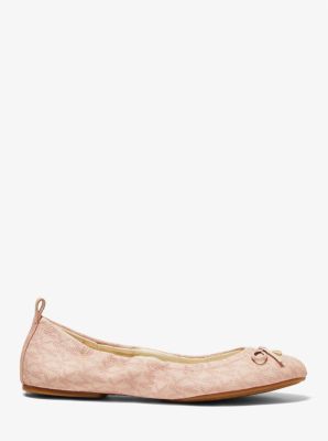 Juliette Logo Ballet Flat in BALLET | Michael Kors