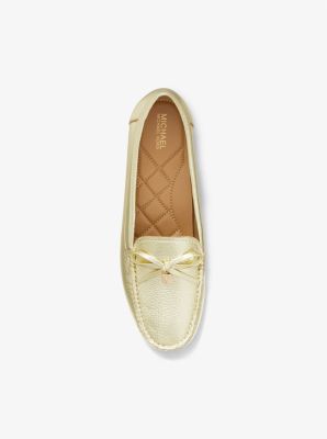 Michael kors 2024 gold loafers