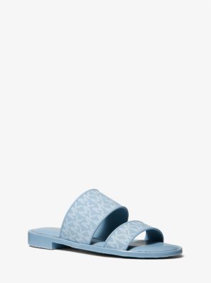 Mk logo cheap slide sandal