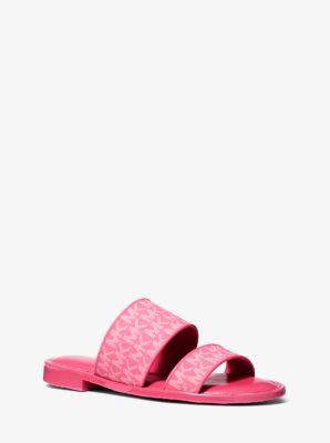 Michael kors sandals mens pink on sale