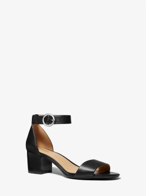 michael kors lena leather sandal