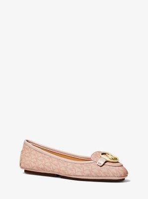 Lillie Logo Moccasin in BALLET | Michael Kors