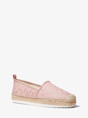 Alpargata Lenny en jacquard con logotipo in ROSA AHUMADO | Michael Kors
