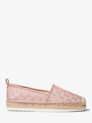Lenny Logo Jacquard Espadrille in SMOKEY ROSE | Michael Kors