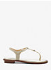 Mallory Glitter Chain-Mesh T-Strap Sandal image number 1
