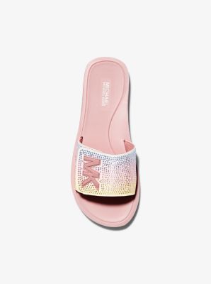 Michael kors rainbow slide hot sale sandals