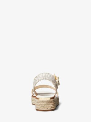 Richie Logo Platform Espadrille Sandal