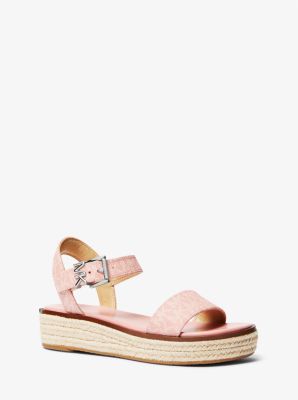 Richie Logo Platform Espadrille Sandal Michael Kors Canada