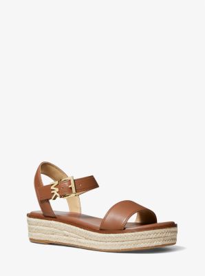 Michael kors tan wedge sandals sale